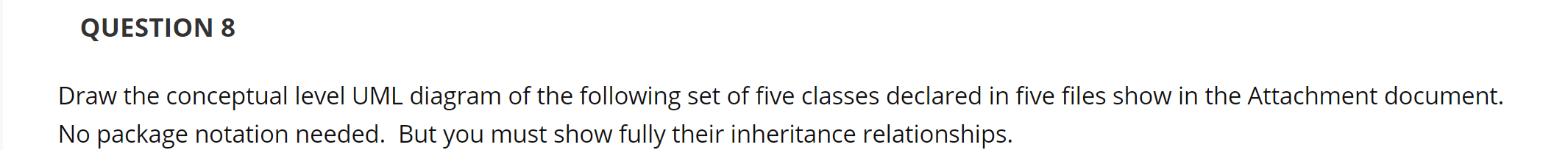 { } public class Desk extends Purchase implements Tested { } public
