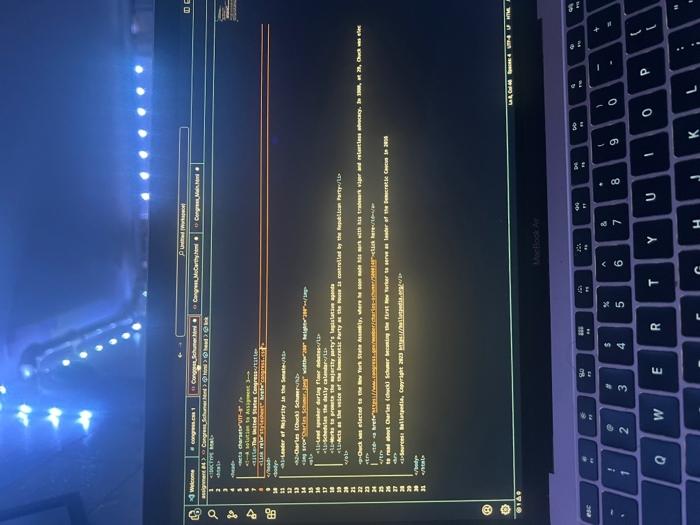 css file named Congress.css. You will be defining the background color, top