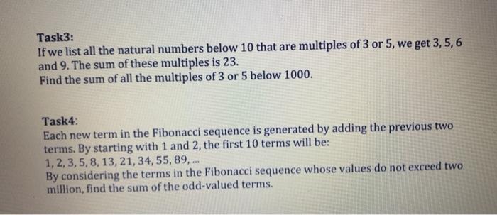 C++ program Task3: If we list all the natural numbers below 10