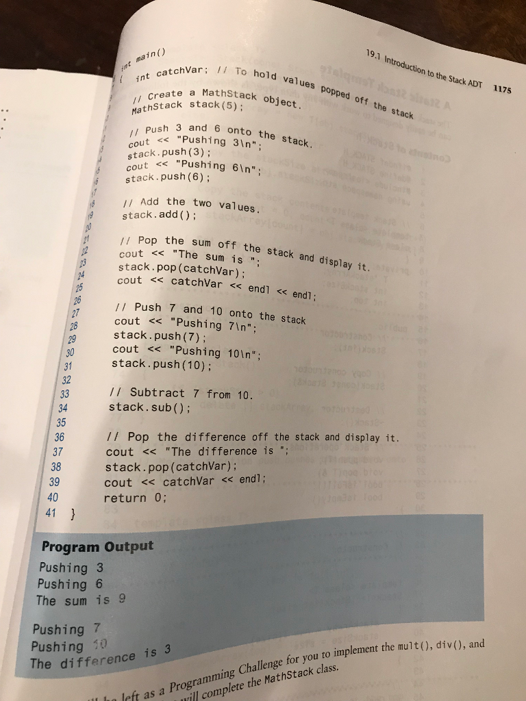 implement it as a dynamic stack! I did provide how the dynamic