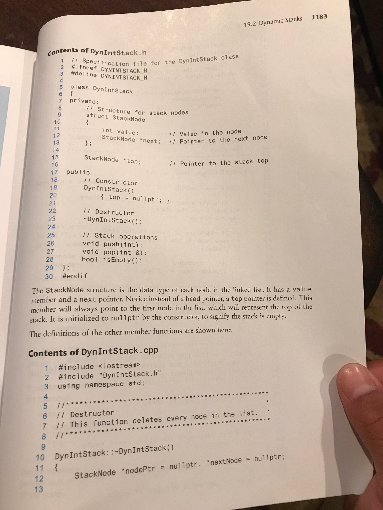stack should look like! Please read the instructions carefully Carefully review Program