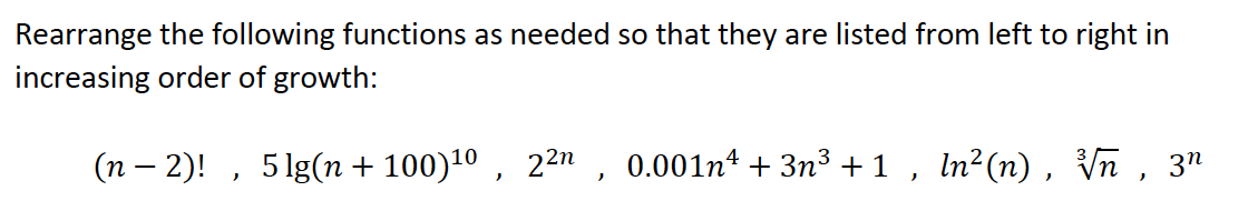 Please provide proof for every combination. I need step by step solution