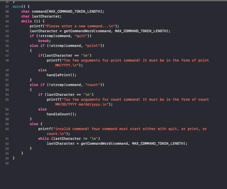 code printing.... is what's missing In this assignment, you will write a