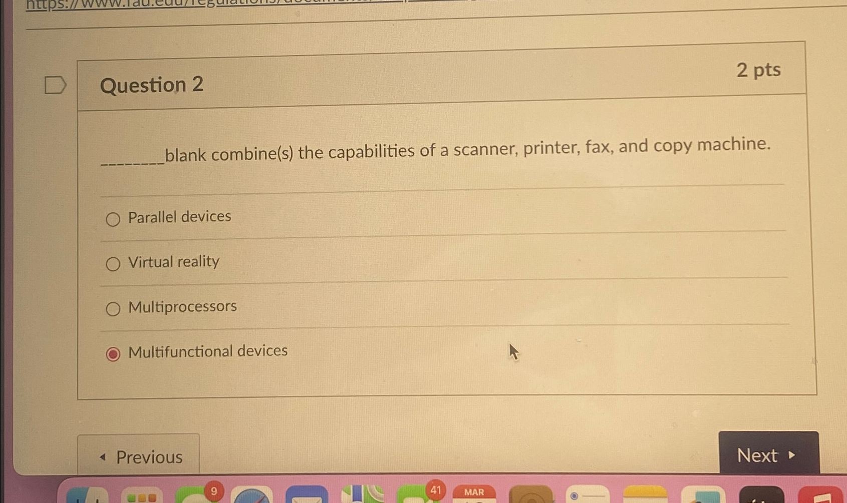  Question 2 2 pts blank combine(s) the capabilities of a scanner,