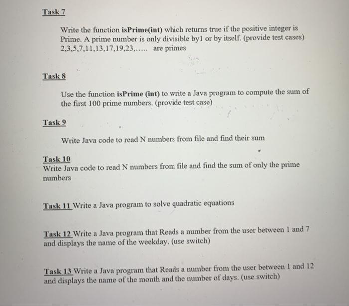  DO THIS ON JAVA PLEASE PROVIDE CODE SCREENSHOT AND OUTPUT SCREENSHOT