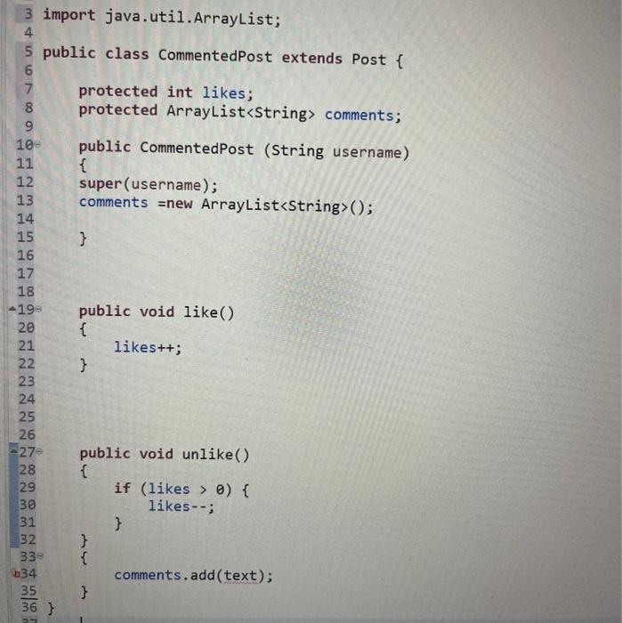 I need help with the EventPost class. Using the source code provided,