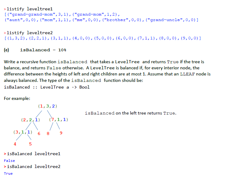 a | NODE a (Tree a) (Tree a) deriving (Show, Read, Eq)