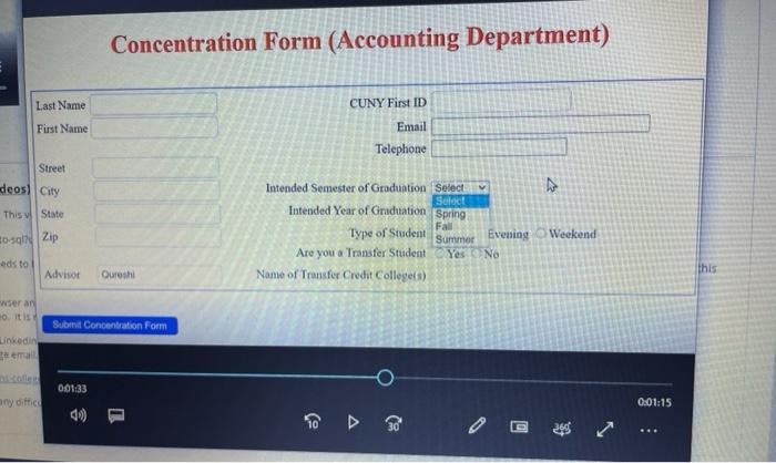 Use appropriate input fields. For example transfer student should be radio button.