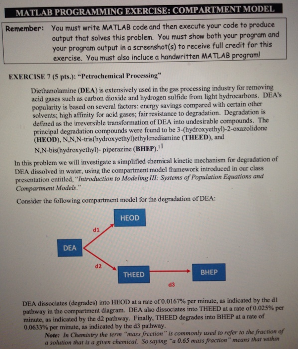  Write a MATLAB code. Include handwritten program and screenshot of program