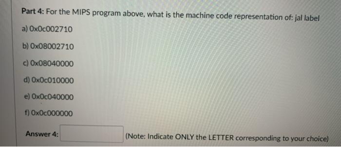 Szero, EXIT 7 addi Svo, Szero, 1 8 0 2 1 addi
