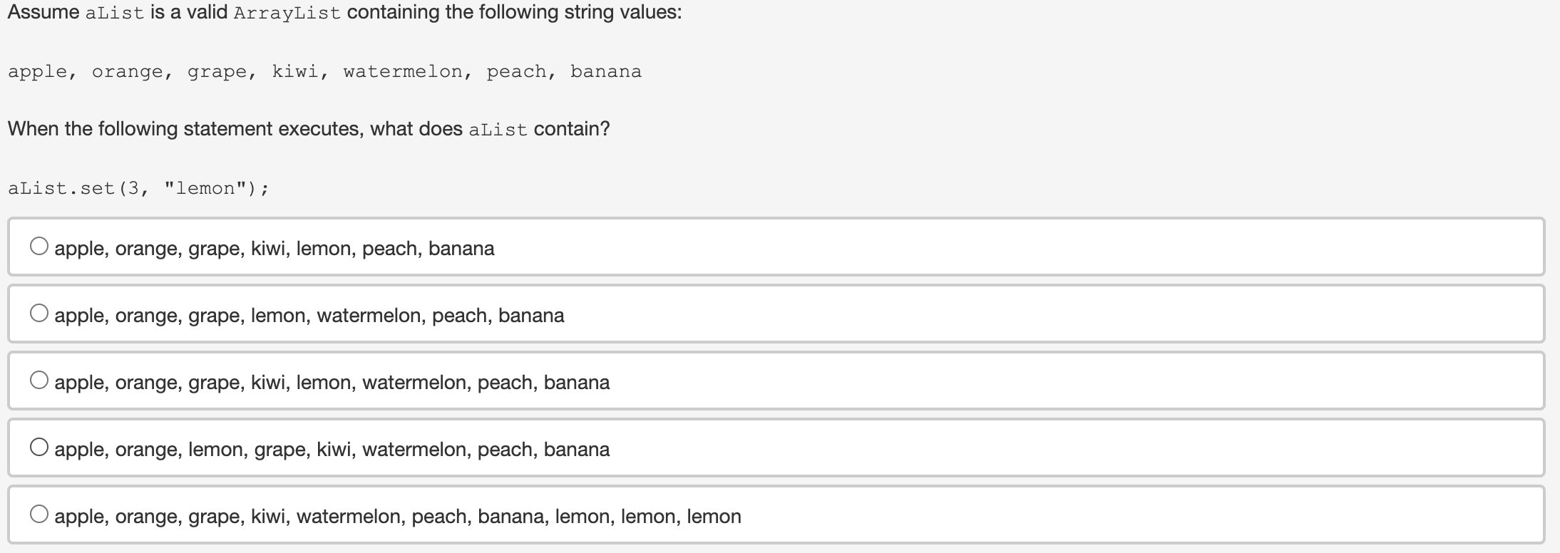 n = for (String m : mascots) { m.indexOf("l") + 2; str