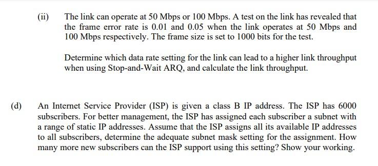 set to fe, and the symbol duration is set to T. (0.1)