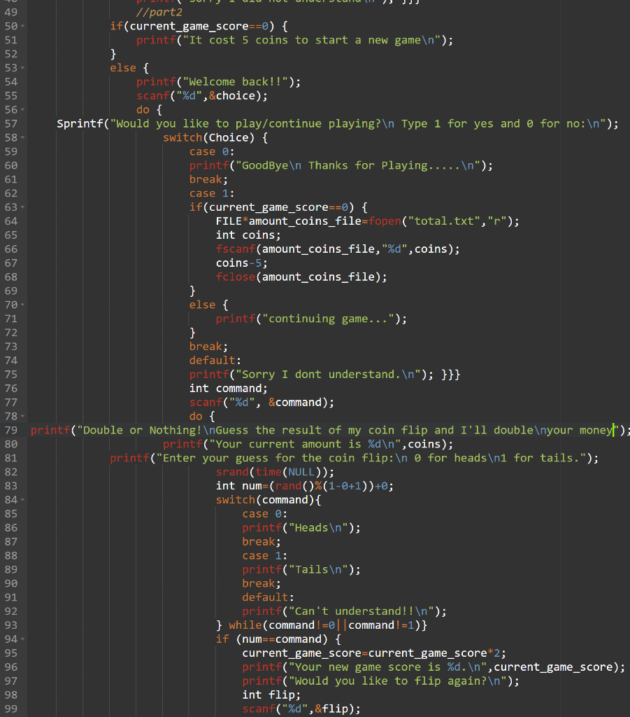 Double Or Nothing In this project we are going to make a
