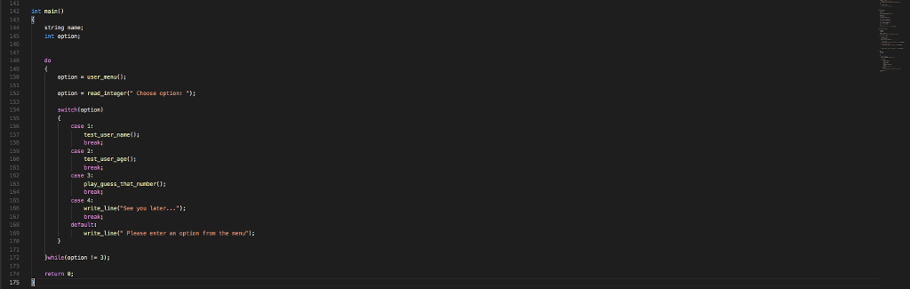 convert_to_integer(line); } void output_crazy_age(int age) { write(to_string(age) + "is a"); int i