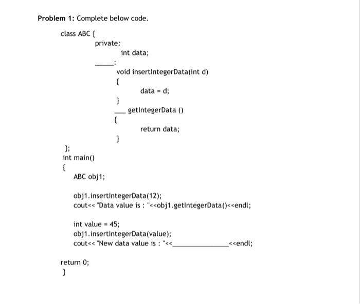  Also I Need help with output after the code is completed.