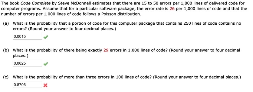 The book Code Complete by Steve McDonnell estimates that there are