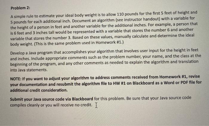CIT- Homework #2 After program is made run on the website https://www.jdoodle.com/online-java-compiler/