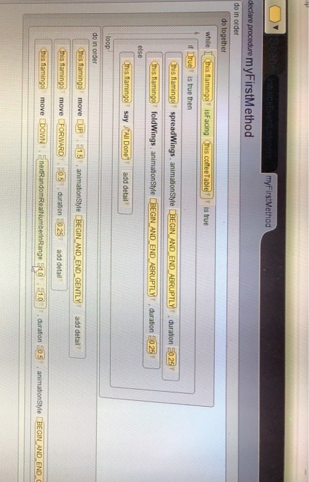  Using the Alice programming environment (java) How can I get the