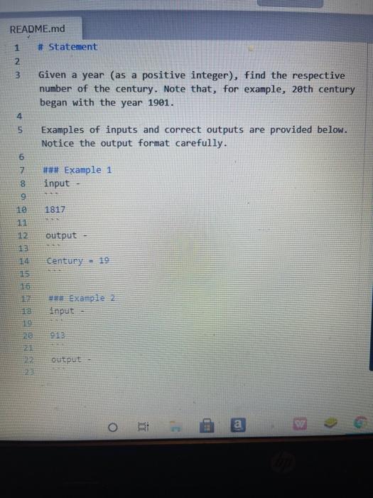 followed by the number of apples (*K). It then print the answers