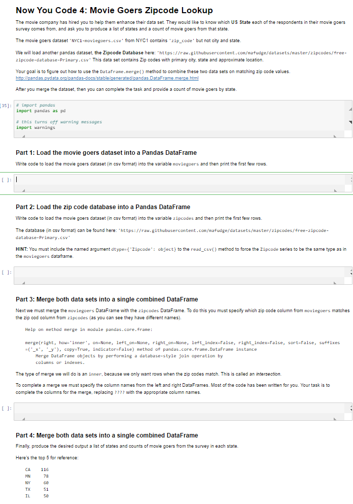  Can someone help me figure this out in Python? The movie