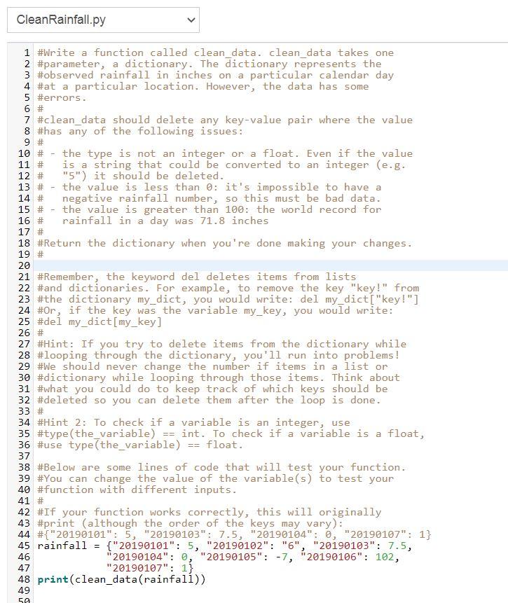 This is the problem as screen shot below #Write a function called