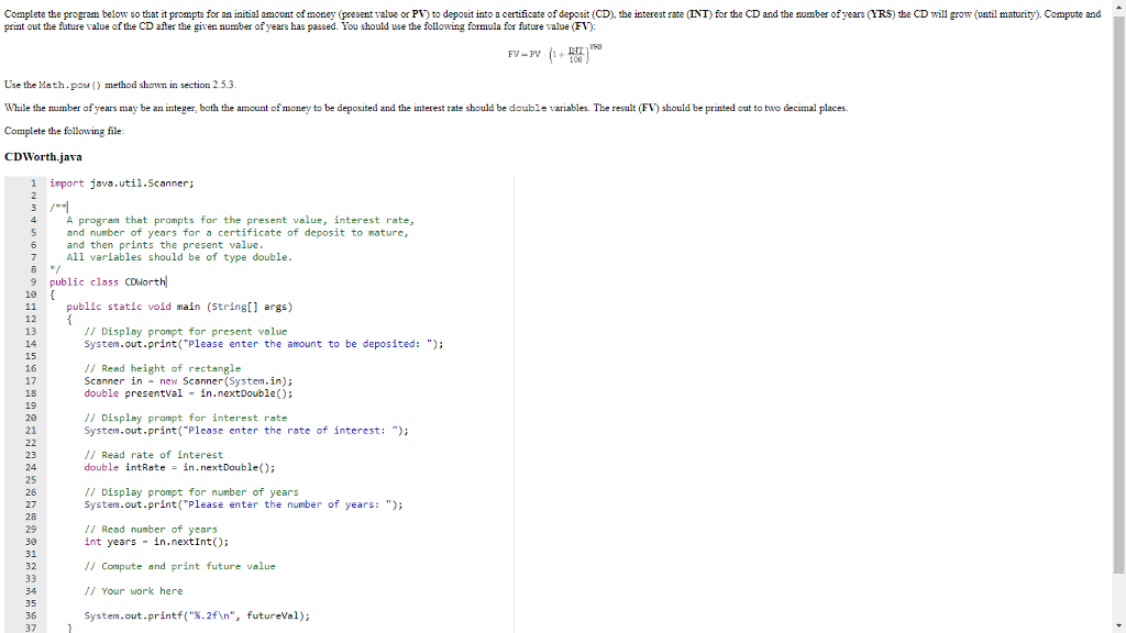  Complete the program below so that it prompta for an initial
