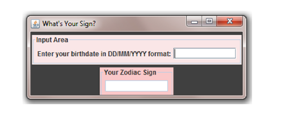 Create a GUI and It should look like the one in the