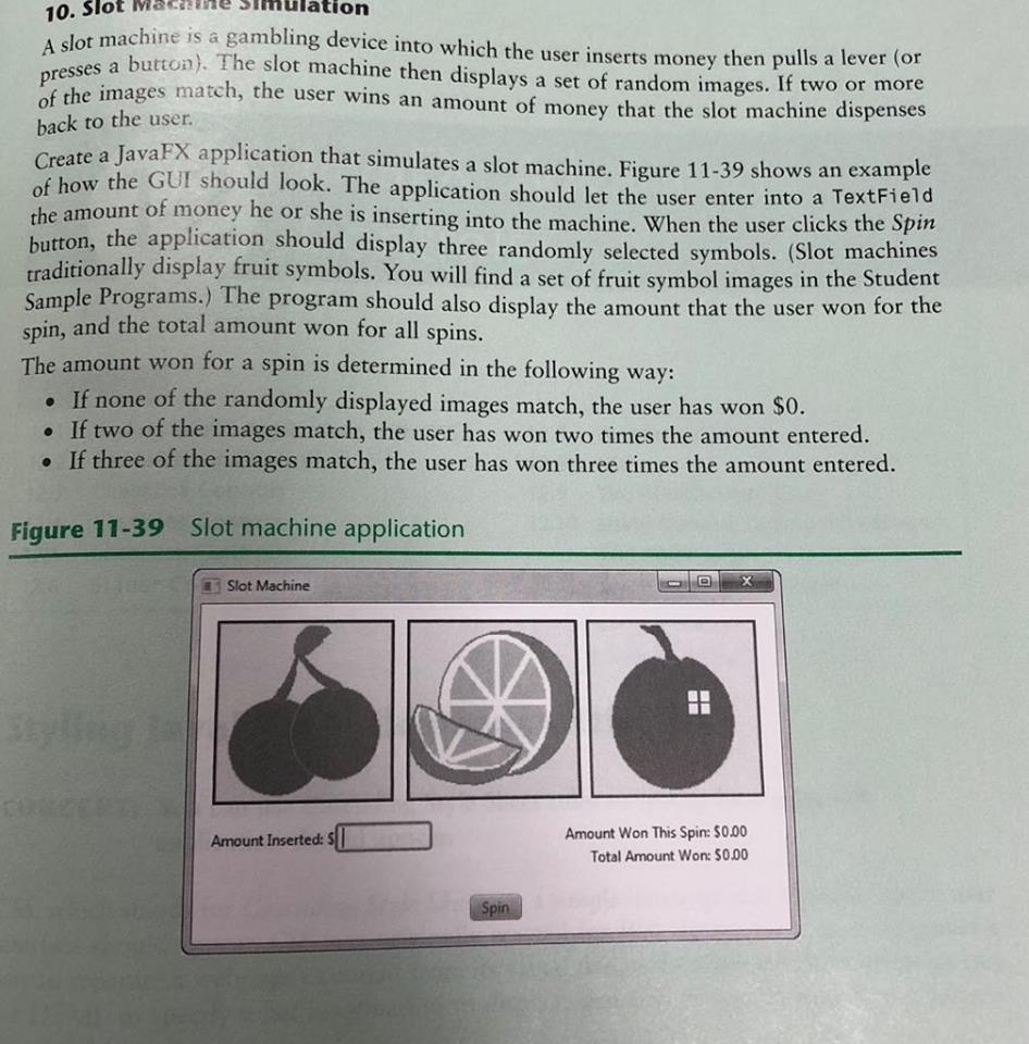  Solve the program above using java programming and comments. For the
