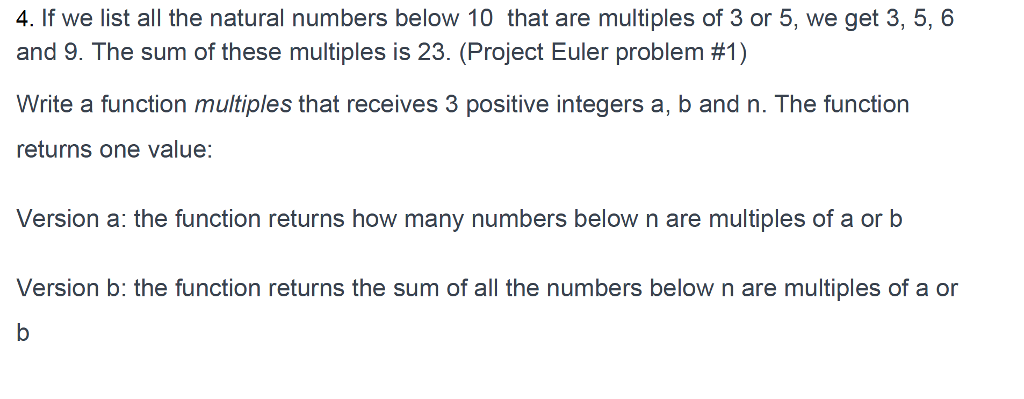 Matlab Code 4. If we list all the natural numbers below 10