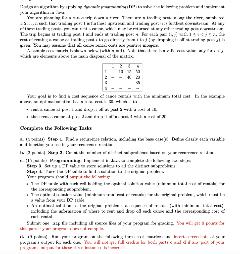 JAVA CODE Please follow directions carefully: - be sure your output is