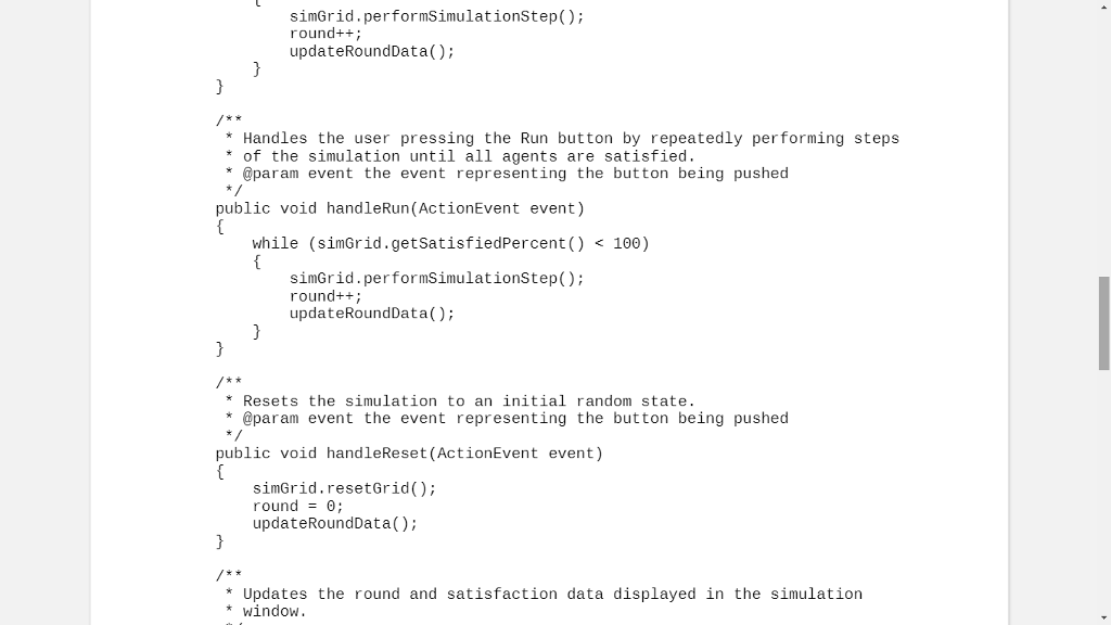 you will create a simulation of Schelling's model. More precisely, you will
