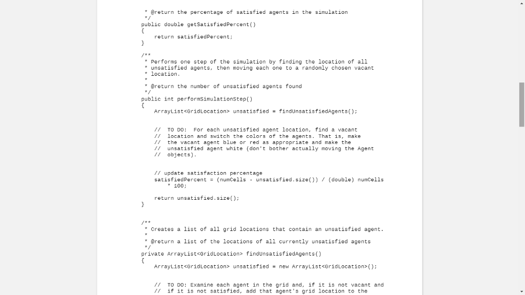 two types of agents might represent different races, ethnicity, economic status, etc.
