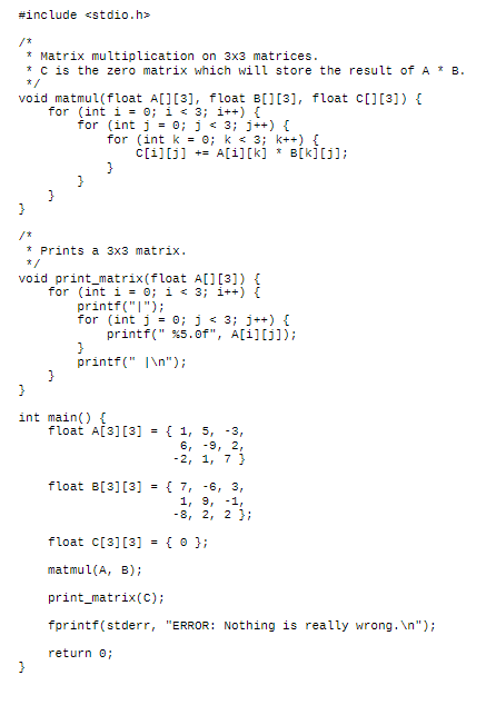 (a) Compile the program and view the warnings and errors. (b) Fix