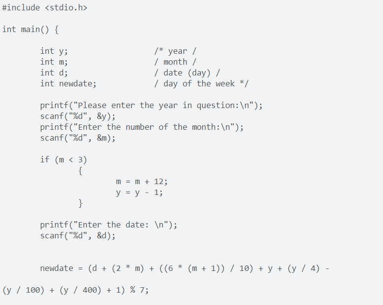 Convert the following C code to LC3 #include int main() { int