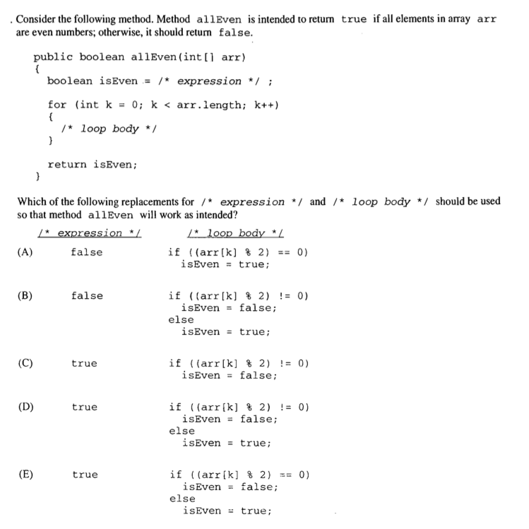  Answer is C. Please explain why ABDE is wrong, especially A