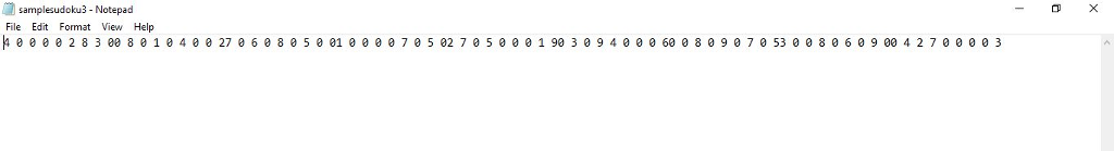 Sudoku puzzle, then solve it and display the results to the screen.