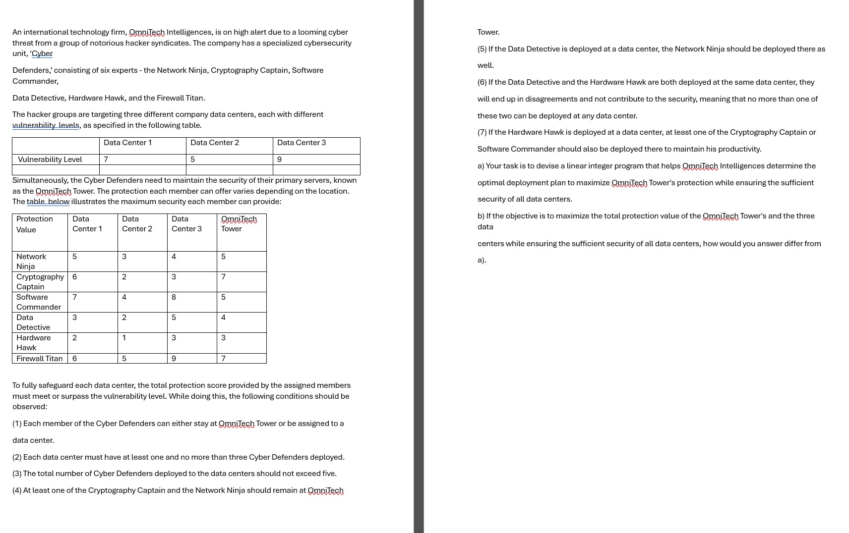  The hacker groups are targeting three different company data centers, each