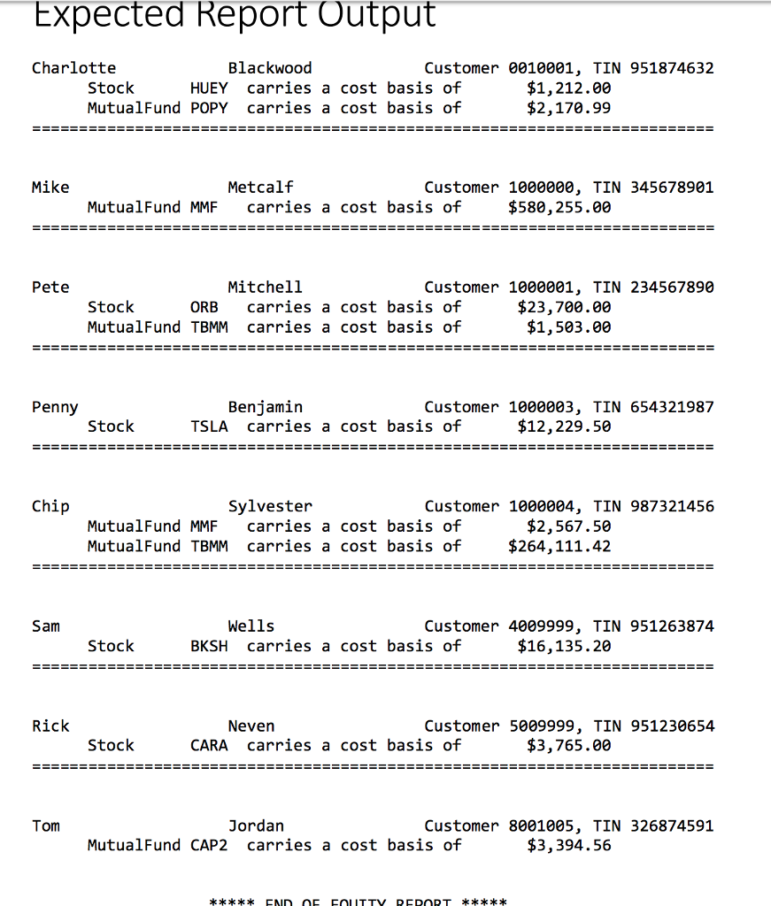 Provided to you The following have been provided to you These instructions