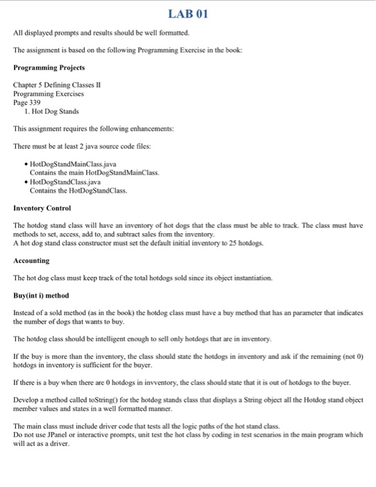  JAVA PROGRAM LAB 01 All displayed prompts and results should be
