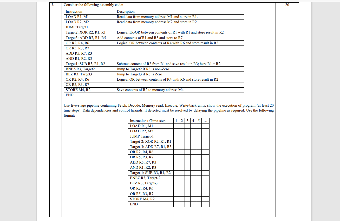 Subject - Computer Organization and Architecture [ Theory ] Before Solving this