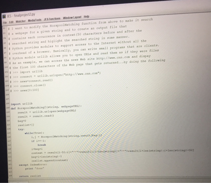  This code is implemented and working, I just need someone to