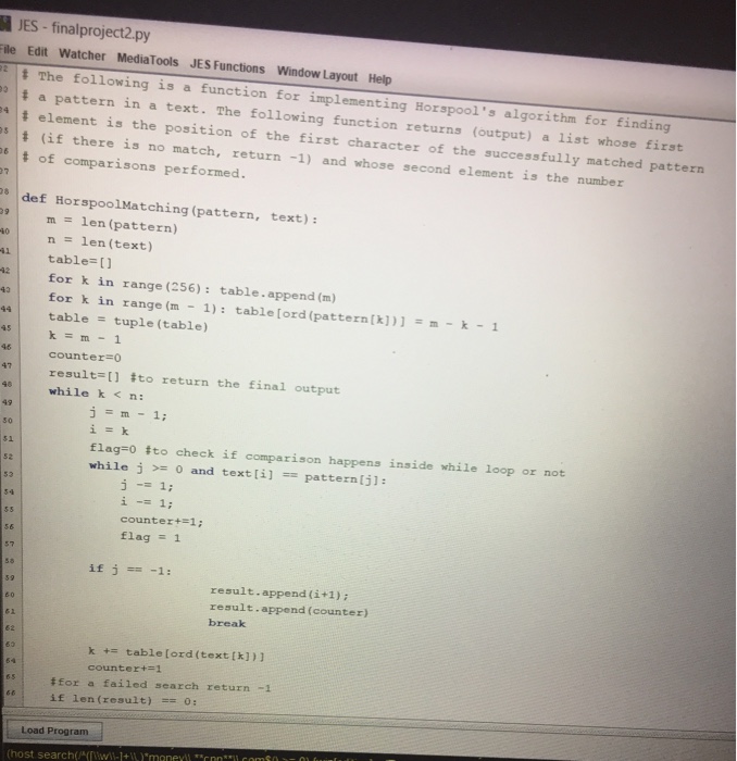 comment it out to explain what each part of the code is