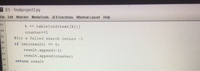 doing. The top of the code is basically a description of what