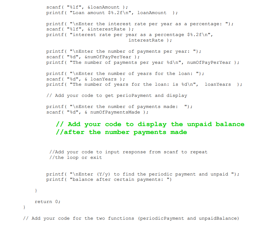 as java or C++ please and thanks I have attached the formulas