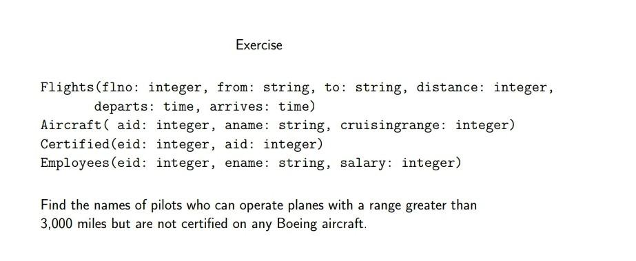  write the query in relational calculus, tuple relational calculus and domain