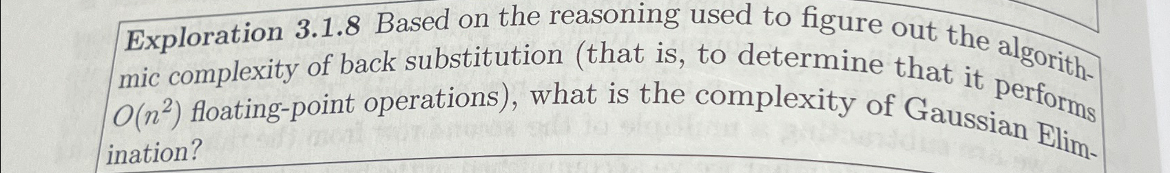  Exploration 3.1.8 Based on the reasoning used to figure out the