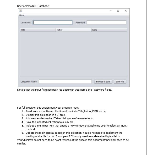Database You ONLY need to complete the part 1 using a normal