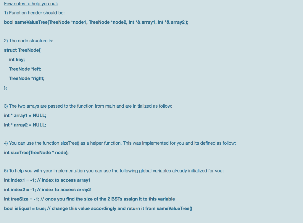 have the same values (they are made of nodes with the same