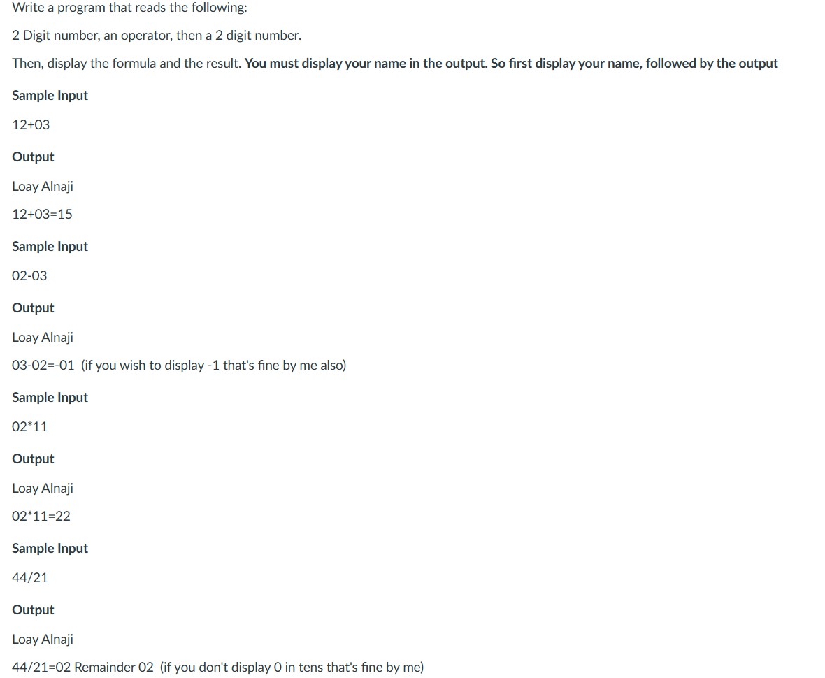  With rextester in assembly code write a program that reads the