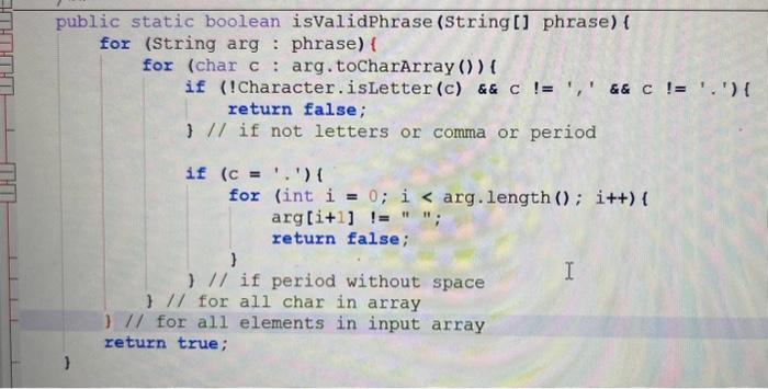 JAVAHow to determine if a command line args input have period with